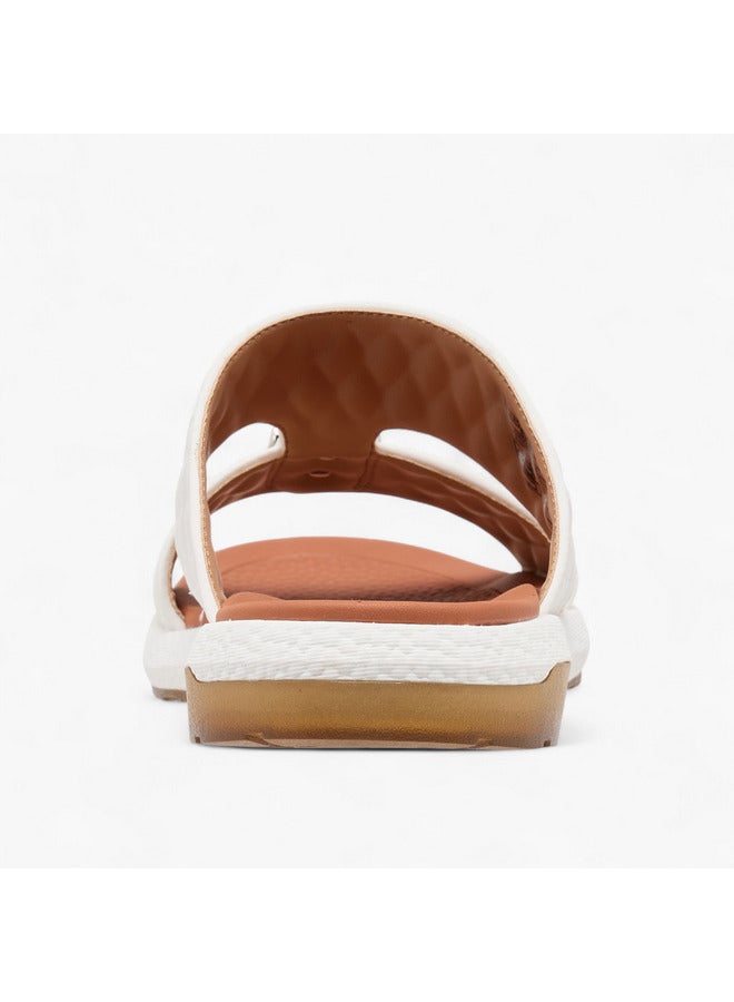 Le Confort Men Metallic Accent Slip-On Comfort Sandals  - Image 4