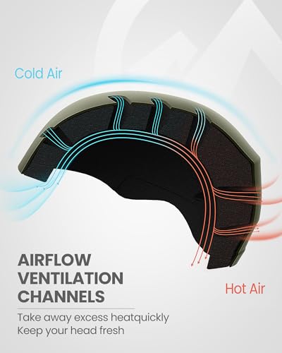 OutdoorMaster Kelvin Ski Helmet - Snowboard Helmet for Men, Women & Youth (Army Green,M) - Image 5