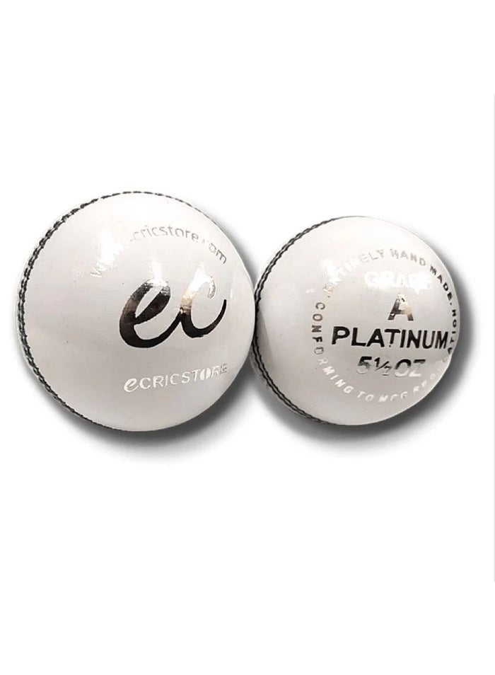 إيكريك ستور كرات كريكيت ممتازة، صندوق أبيض يحتوي على ست كرات - Image 3