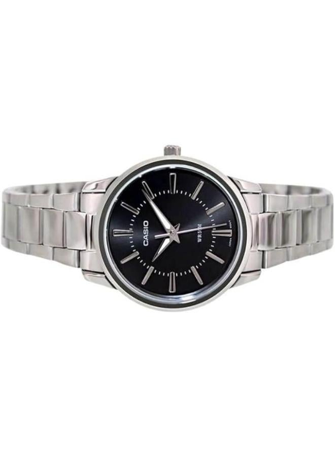 Casio General Ladies Watches Standard Analog LTP-1303D-1AVDF - Silver, Black Dial - Image 2