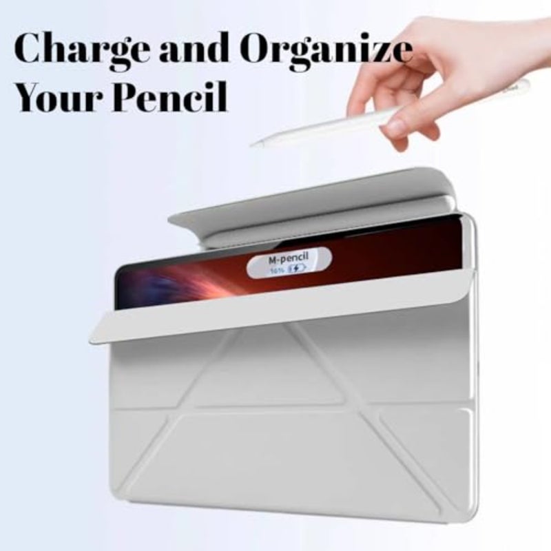 Honor Magic Pad 4 12.3 Inch Case with Pencil Holder 3+ Y-Shaped Multi-Angle Stand Cover Slim Lightweight Protective Cover Auto Wake/Sleep Function For Honor Magic Pad 4 12.3 Inch - Image 4