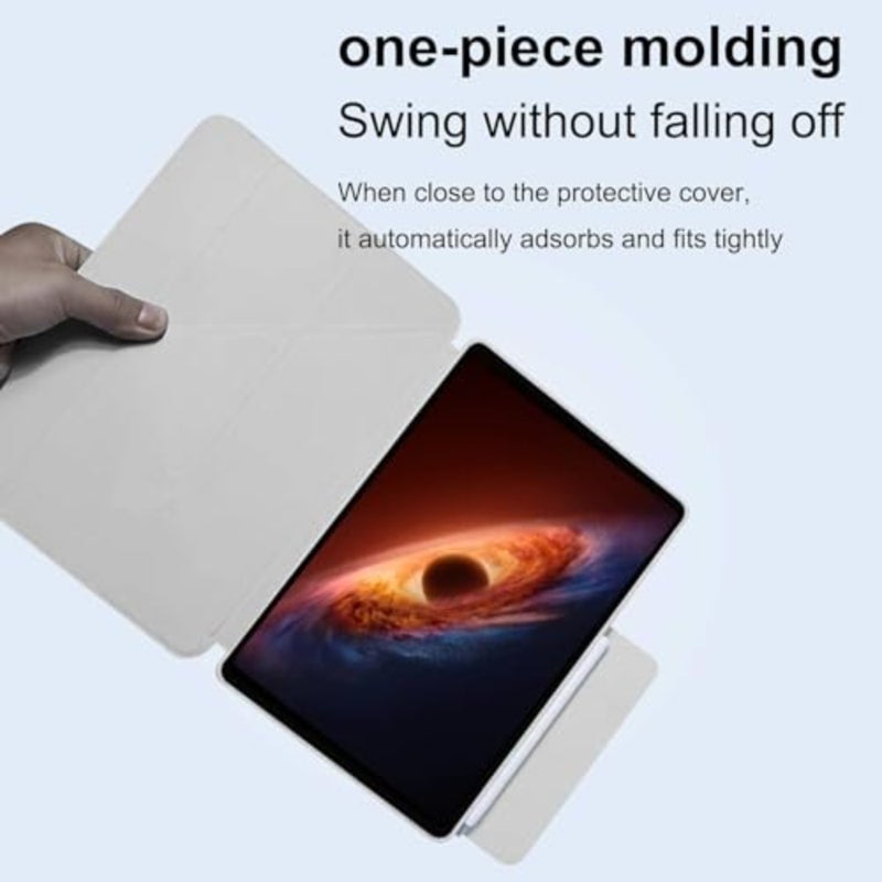 Honor Magic Pad 4 12.3 Inch Case with Pencil Holder 3+ Y-Shaped Multi-Angle Stand Cover Slim Lightweight Protective Cover Auto Wake/Sleep Function For Honor Magic Pad 4 12.3 Inch - Image 5