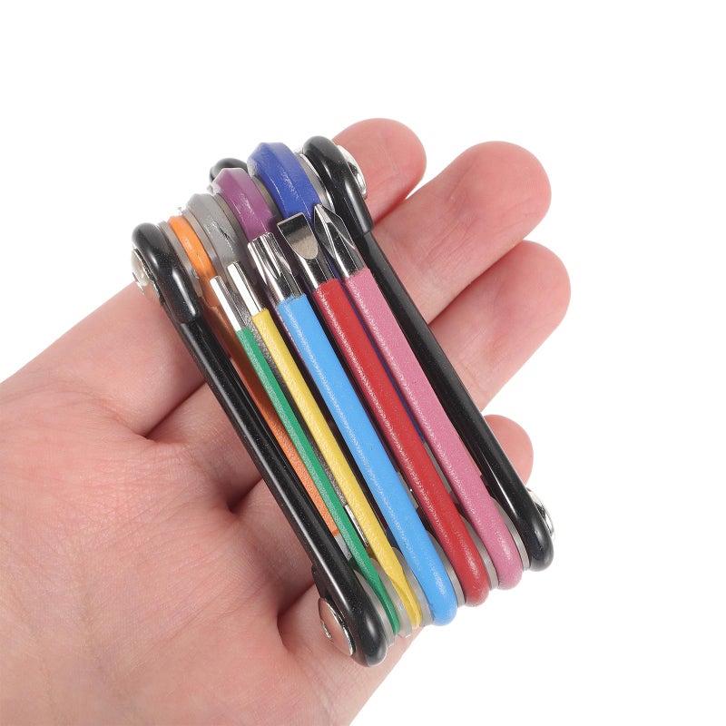 Foldable Hex Key Wrench Set Color Coded Metric Allen Keys for Home Repair - Image 5
