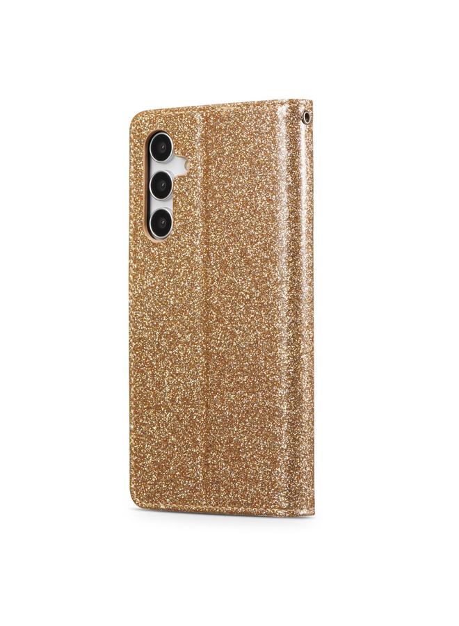 The Bros Case For Samsung Galaxy A16 4G / 5G Glitter Powder Love Leather Phone Case