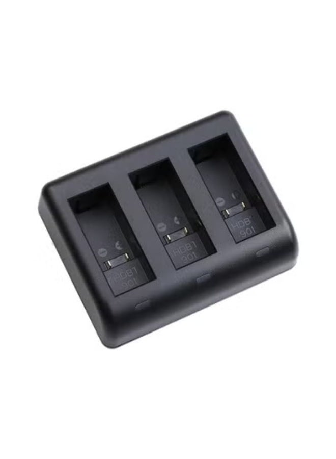 Fb Triple-Slot Battery Charger for GoPro 12, 11, 10 - Includes Charging Cable - Image 3