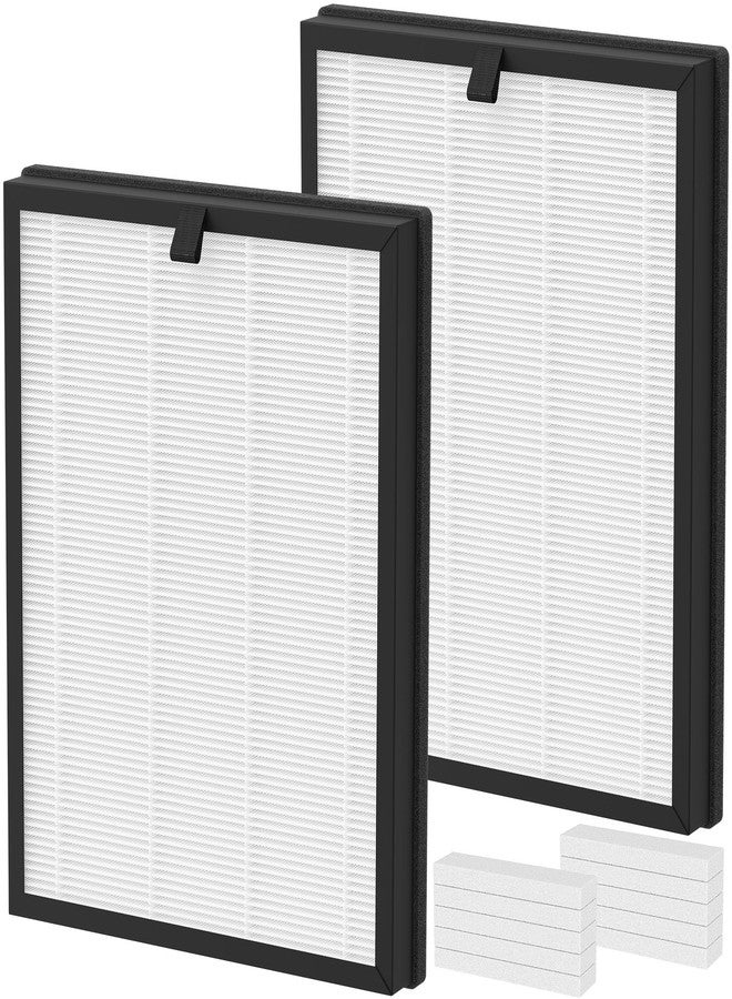 XBWW 2 Packs AP2000WF Replacement Filter Compatible with KNKA AP2000WF Purifier Filter Replacement with 10pcs Aroma Pads, Multi-Stages System - Image 1