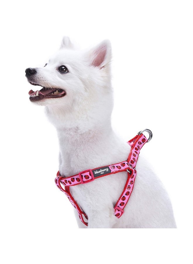 Blueberry Pet Blueberry Pet Essentials 2 Patterns Step-in Ladybug Designer Dog Harness, Chest Girth 20" - 26", Medium, Adjustable Harnesses for Dogs  - Image 2