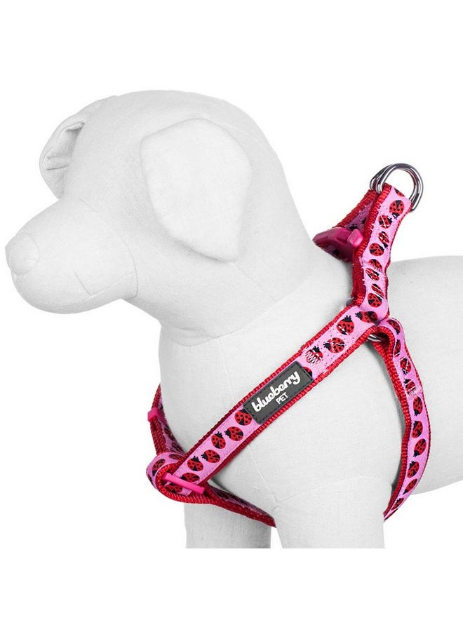 Blueberry Pet Blueberry Pet Essentials 2 Patterns Step-in Ladybug Designer Dog Harness, Chest Girth 20" - 26", Medium, Adjustable Harnesses for Dogs  - Image 3