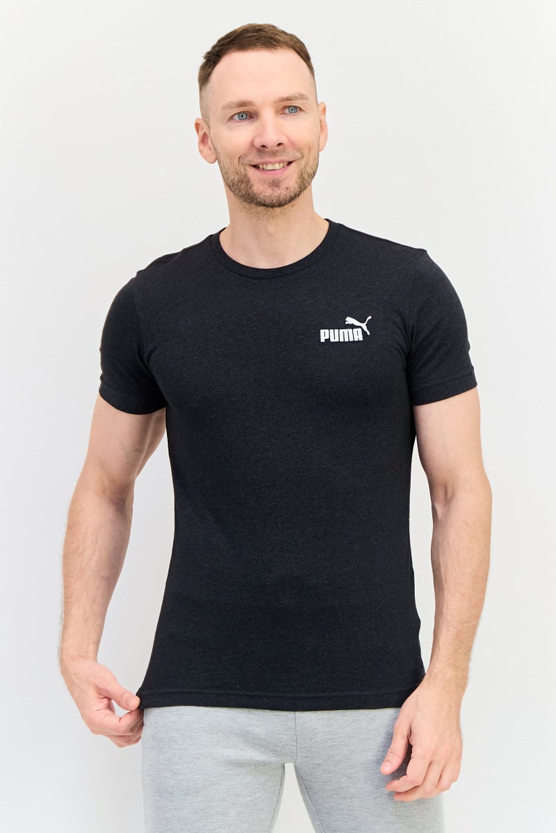 PUMA Men Slim Fit Short Sleeves Outdoor T-shirt, Dark Gray - Image 1