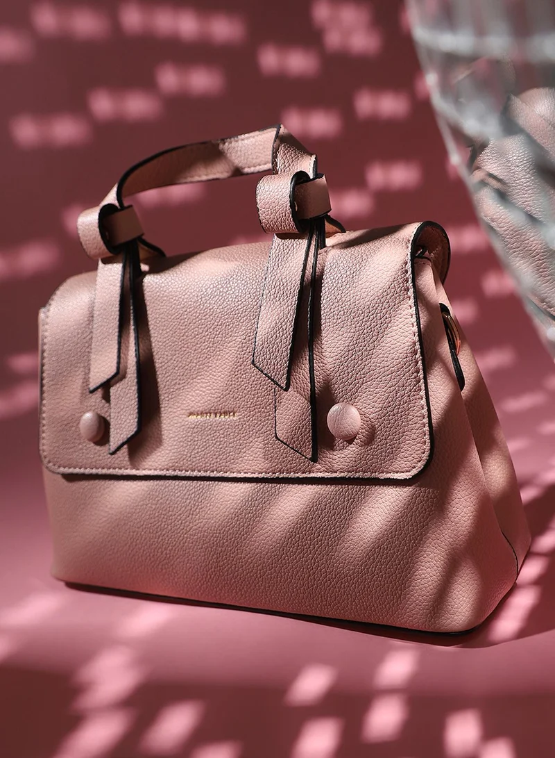 Haute Sauce Structured Essential Handbag - Light Pink