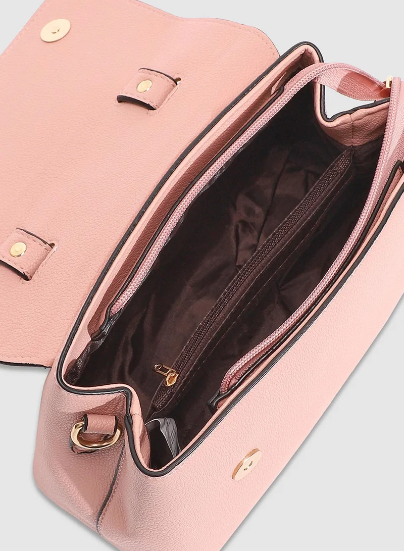 Haute Sauce Structured Essential Handbag - Light Pink
