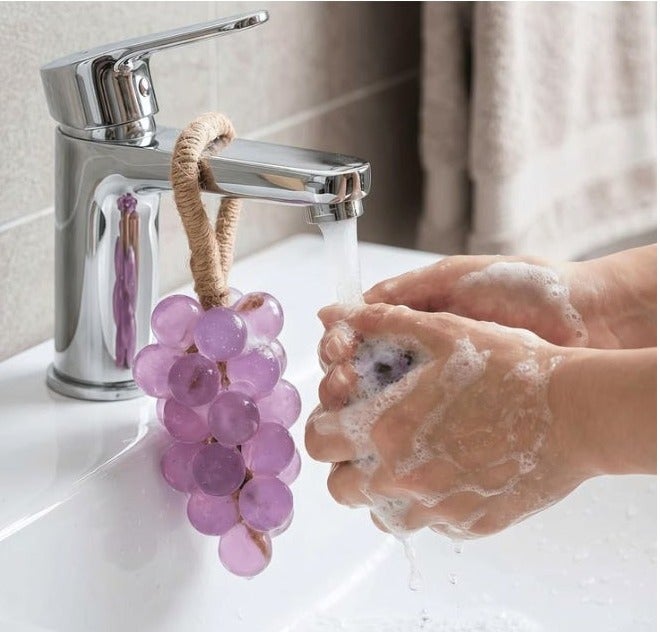 Decorative Glycerin Sink Soap – Stylish Grape Cluster with Vitamin E Hand Care - Image 2