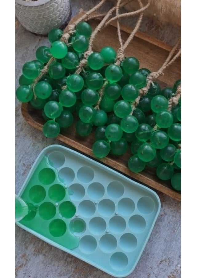Decorative Glycerin Sink Soap – Stylish Grape Cluster with Vitamin E Hand Care - Image 1