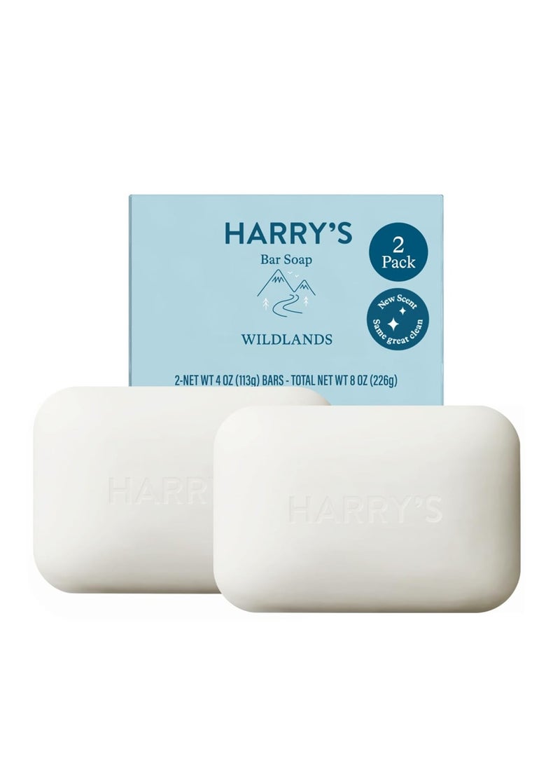 Harry's Bar Soap for Men - Wildlands Scent, 4 oz Body Soap Bars, 2 Pack - pzsku/ZD6ACC5EB5BE8016438C4Z/45/1741003369/6c90eb71-c4c6-4a6e-815c-31f161c03344