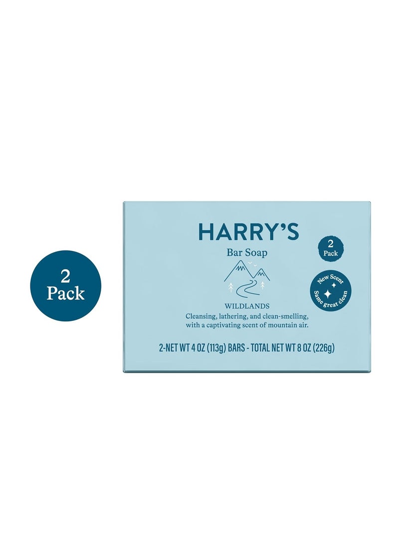 Harry's Bar Soap for Men - Wildlands Scent, 4 oz Body Soap Bars, 2 Pack - pzsku/ZD6ACC5EB5BE8016438C4Z/45/1741003384/4015effe-6175-441b-ac44-0e6aa2816224