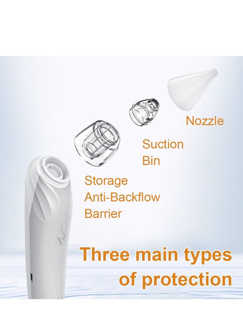 Generic - Nasal Aspirator for Baby Electric Baby Nose Sucker with Adjustable Suction Level, USB Rechargeable with 3 Silicone Tips Music and Light Soothing Function - Image 1