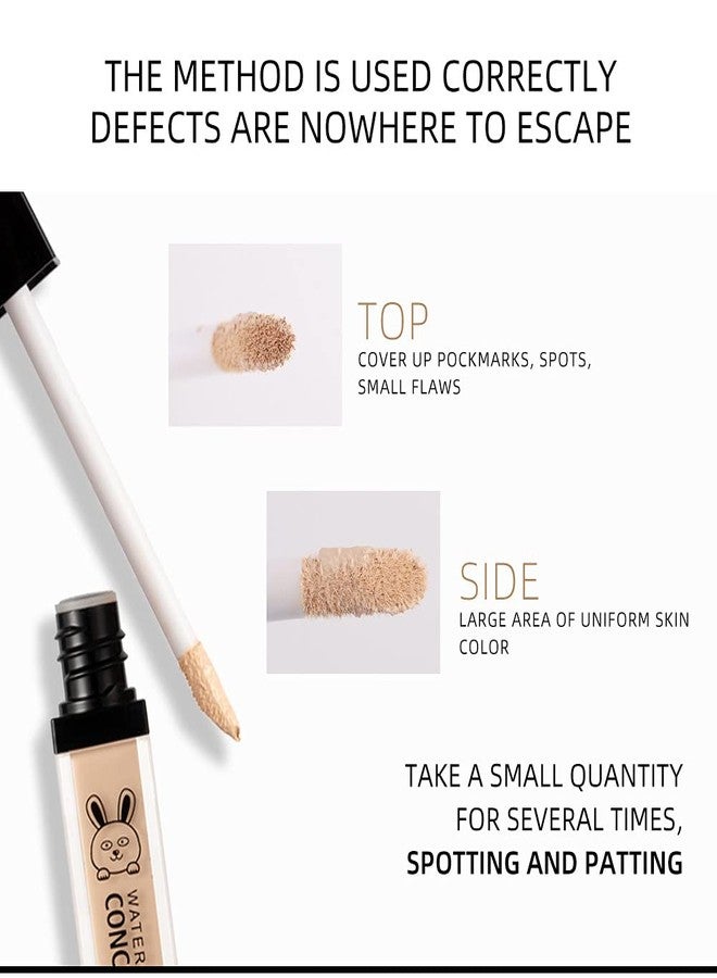 ME NOW HD Waterproof Oil-Free Face Concealer and Spot Corrector Liquid Concealer (SHADE 04&07, MEDIUM) - Image 2