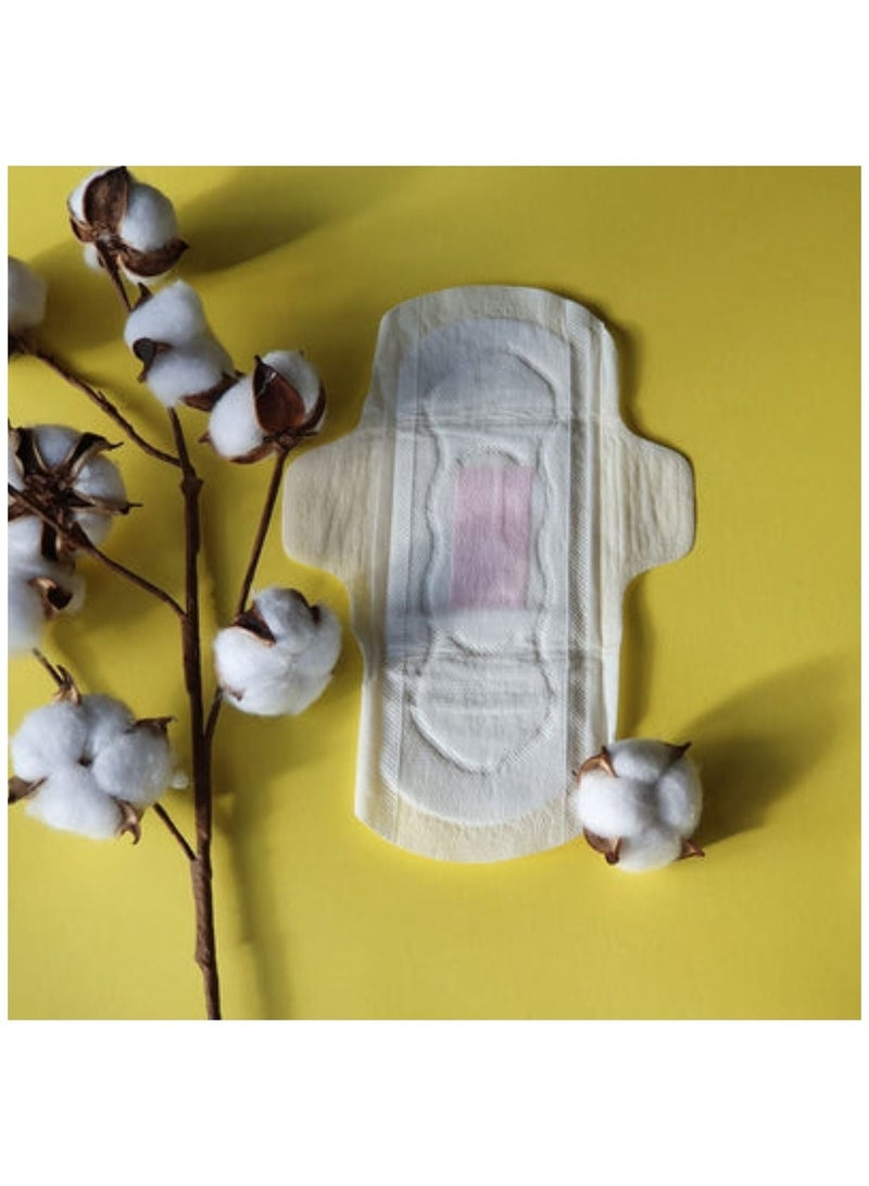 PLASTFREE Organic Night Sanitary Pads Single Pack 10 Pads - Image 2