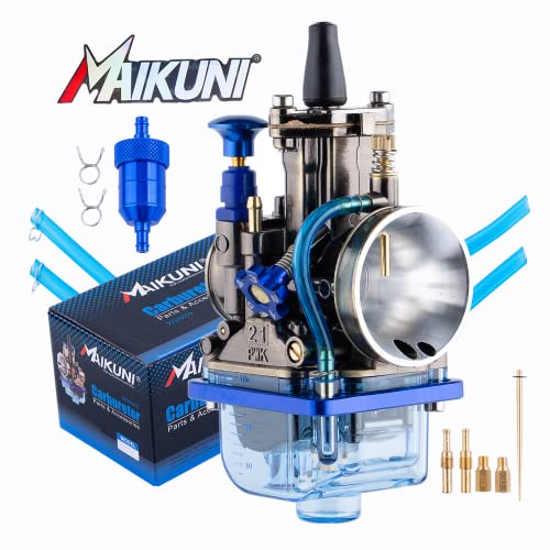QXBER PWK 21mm Carburetor Universal Motorcycle Power Carburetor for 50cc to 110cc Engine Racing ATV Parts Quad Dirt Bike Go Kart Off Road Scooters - Image 1