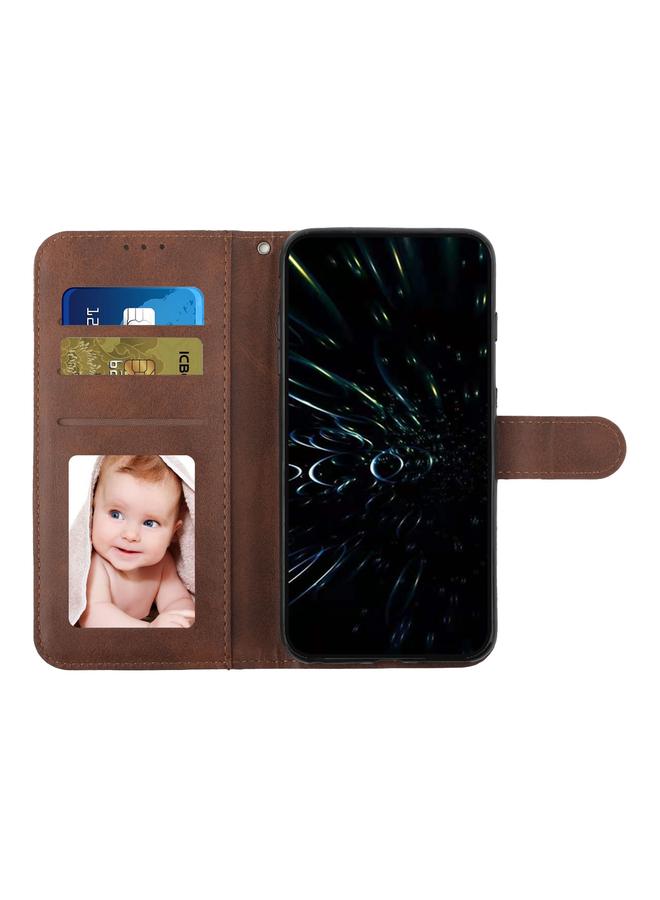 S-TOP Case For Motorola Moto G35 Stitching Calf Texture Buckle Leather Phone Case - Image 4