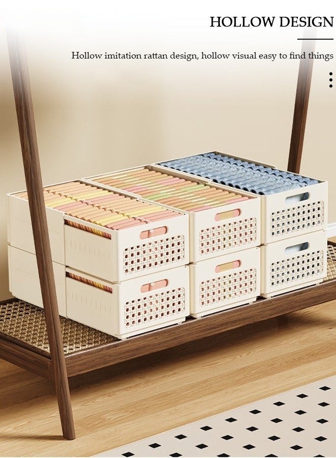 MLADEN Retractable Storage Box Closet Storage Box Organizer, Adjustable Expandable Clothes Storage Box,Stackable Plastic Drawer Storage Box,Multifunctional Organizer and Storage Bins, Cube Storage Bin for Clothes Wardrobe Home Bedroom Office,1 Pack - Image 5