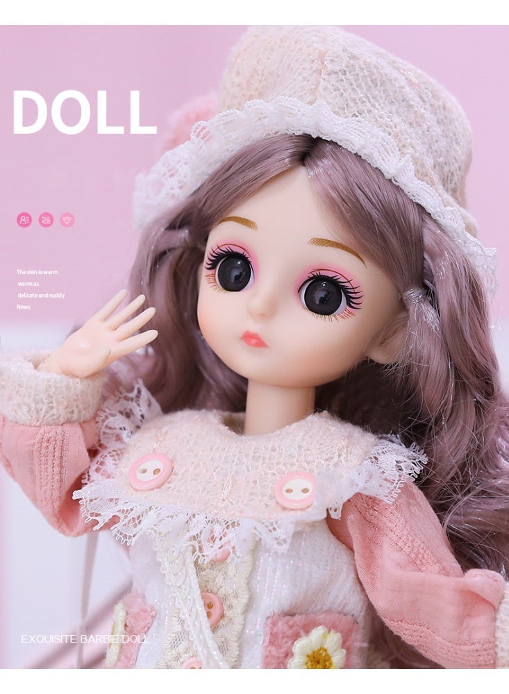 Flowerwish 30cm Barbie Doll Toy Girl Dress up Doll Pink - Image 5