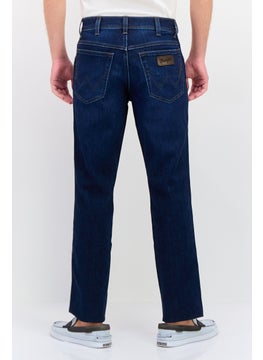 Wrangler Men Slim Fit Wash Stretchable Denim, Navy  - Image 3