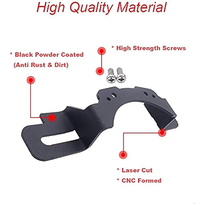 Wsays Xjmoto 4 Inch Led Fog Light Front Bumper Mounting Brackets Adapter Compatible With 20132018 Jeep Wrangler Hard Rock Rubicon X10Th Anniversary Editions75Th Anniversary Edition 20182023 Wrangler Jl - Image 4