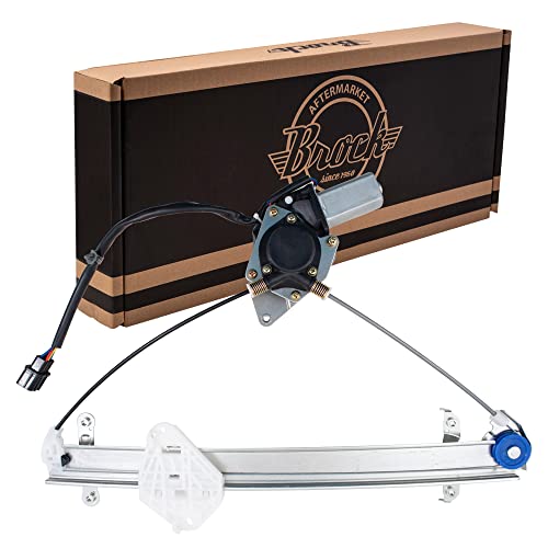 Brock Replacement Drivers Front Power Window Lift Regulator w/Motor 6 Pin Connector Assembly Compatible with 10-14 Legacy Outback 61041AJ03B - Image 1
