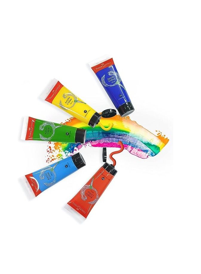 FABER-CASTELL Acrylic Color Paint 120ml White - Image 2