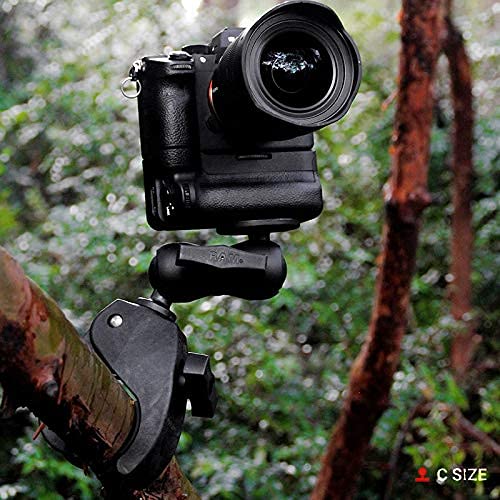 RAM Mounts RAP-401U Tough-Claw Large Clamp Ball Base with C Size 1.5" Ball for Rails 1" to 2.25" in Diameter - Image 4