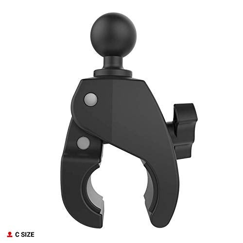 RAM Mounts RAP-401U Tough-Claw Large Clamp Ball Base with C Size 1.5" Ball for Rails 1" to 2.25" in Diameter - Image 2