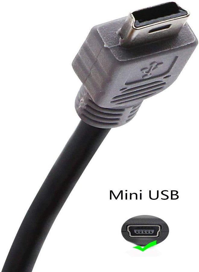 CERRXIAN USB OTG Cable - Black, USB Micro Male to Mini Male OTG Cable (Black) (1m) - Image 3