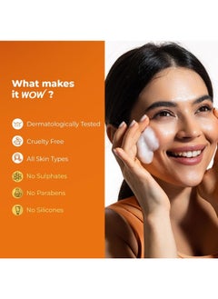 WOW Skin Science Brightening Vitamin C Face Wash No Parabens, Sulphate, Silicones And Color 100Ml  - Image 4