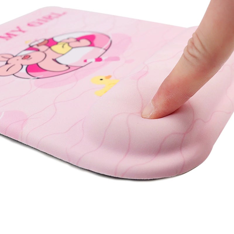 Y&D Memory Foam Mouse Pad with Gel Wrist Rest - Ergonomic Desk Pad for Gaming & Office Laptop Computer - Image 5