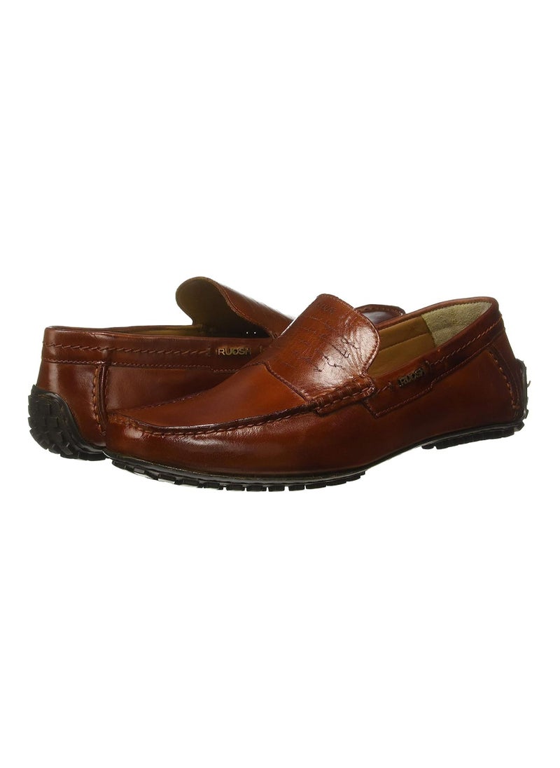 RUOSH - Mens Loafer Slip on Driving Comfort Leather Work Office Formal Occasion Party Casual Wear Italian Design Fashion Premium Shoes - Image 1