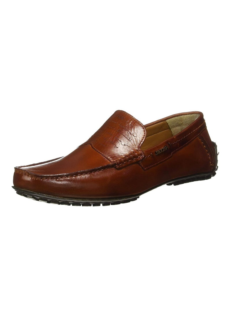 RUOSH - Mens Loafer Slip on Driving Comfort Leather Work Office Formal Occasion Party Casual Wear Italian Design Fashion Premium Shoes - Image 1