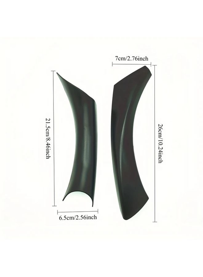 Matt Black Rear Right Door Handle Pull Cover For 3 Series 2004 2012 Models - Image 2