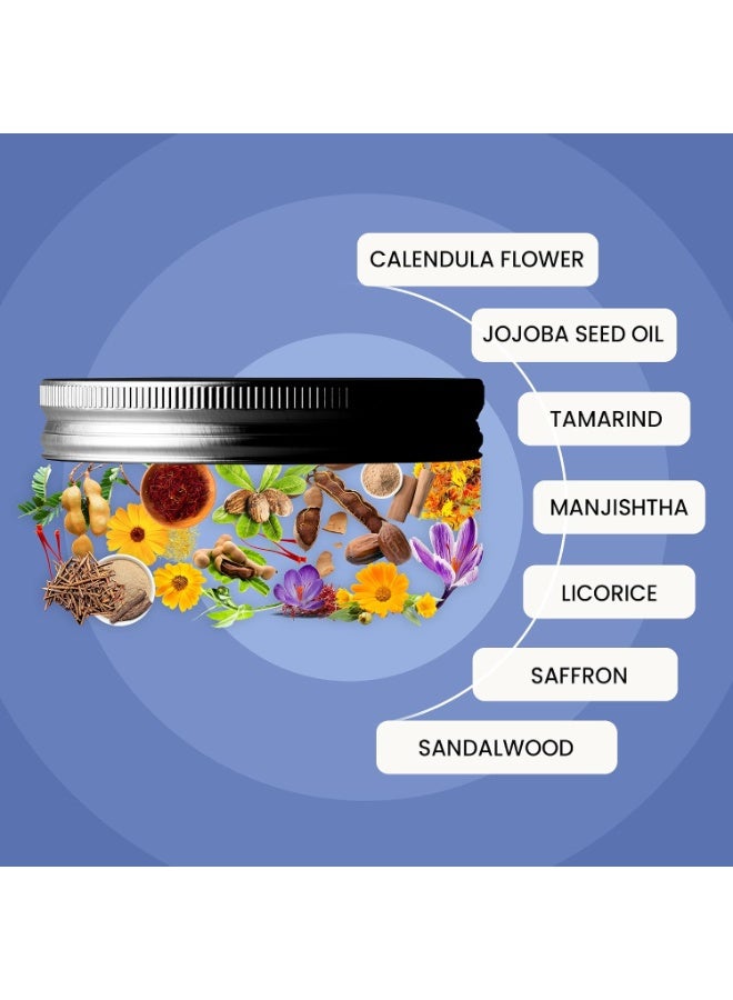 WILD OAK WildOak Night Cream With Vitamin A for Anti-Aging, Fine Lines & Wrinkles | Dark Spots, & Blemishes | Glowing Skin | 6x Power of Saffron, Sandalwood, Licorice, Tamarind Seed, Calendula & Jojoba | 50gm - Image 4