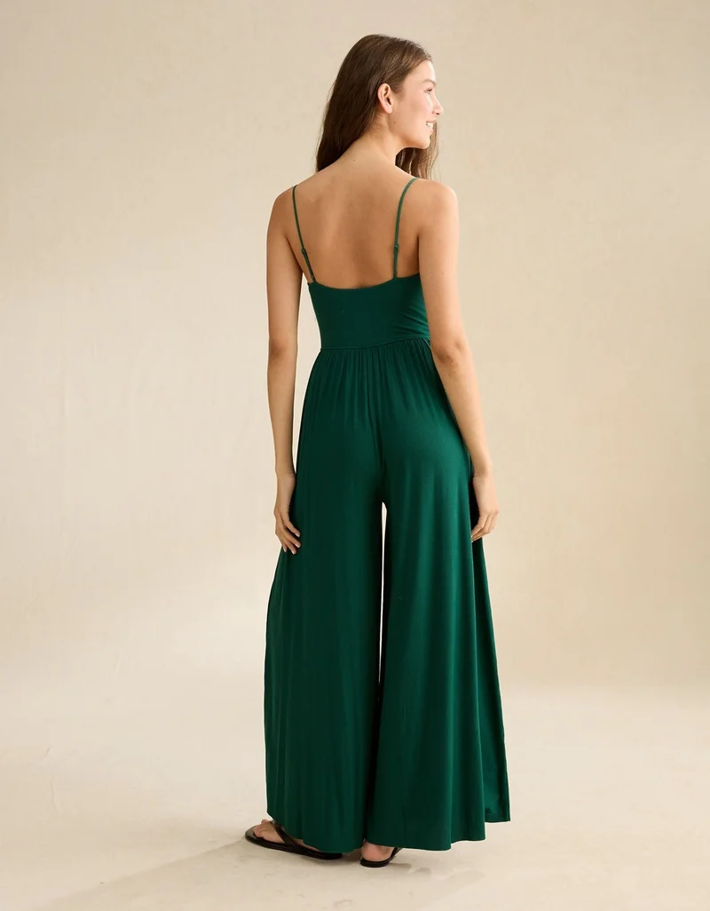 American Eagle AE Soft and Sexy Wide-Leg Jumpsuit