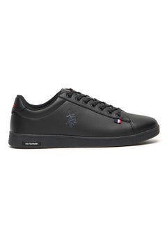 U.S. Polo Assn. Men's Black Low-Top Sneakers - Bold Lace-Up Style, Comfortable Casual Footwear  - Image 1