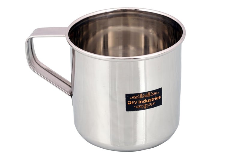 DEV INDUSTRIES Stainless Steel Multipurpose Mug, 200ML Set of 2 - Image 3