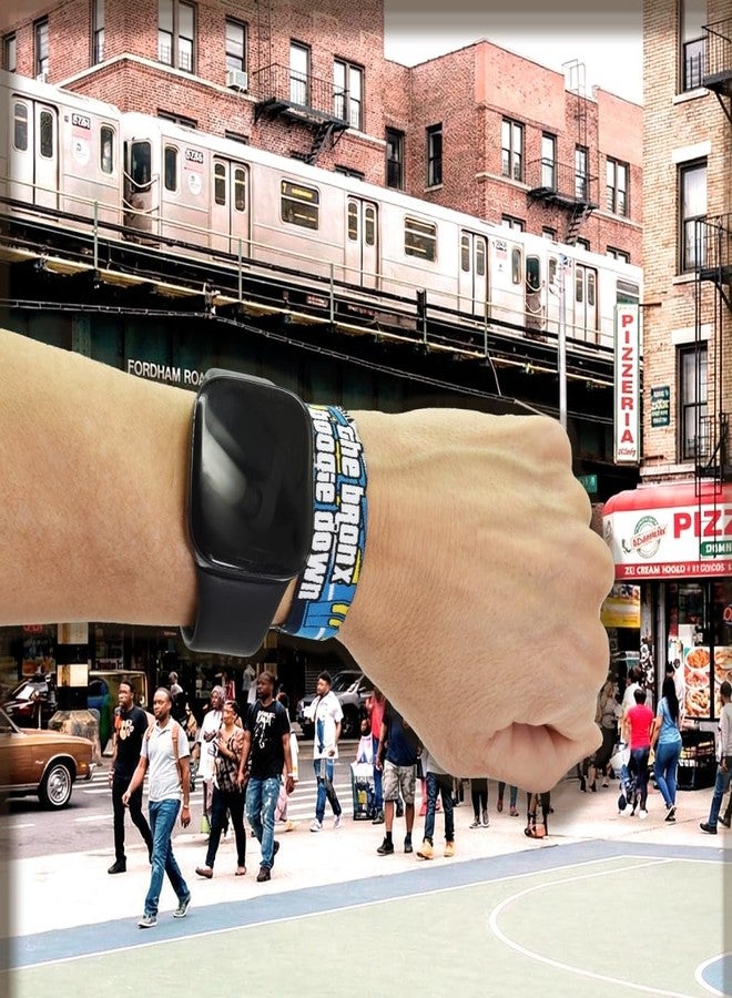 BDM - Pulsera The Bronx Boogie Down | Diseño Urbano Nueva York y Bronx| Ajustable (14-20 cm) | Accesorio Hip Hop y Streetwear - Modelo 1 - Image 4