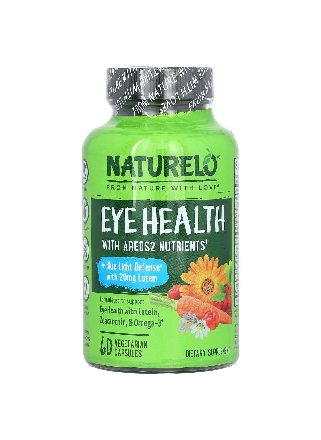 NATURELO NATURELO, Eye Health, 60 Vegetarian Capsules  - Image 1