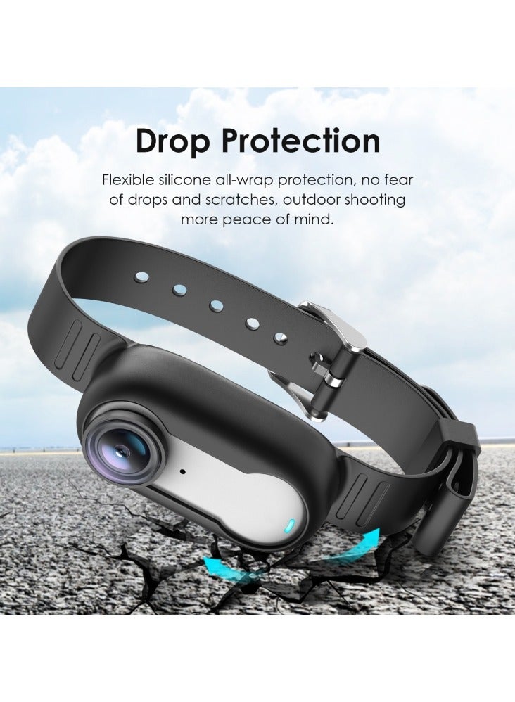 General For Insta360 GO 3 / GO 3S Camera Silicone Wristband Bike with Extender Bracket  - Image 3