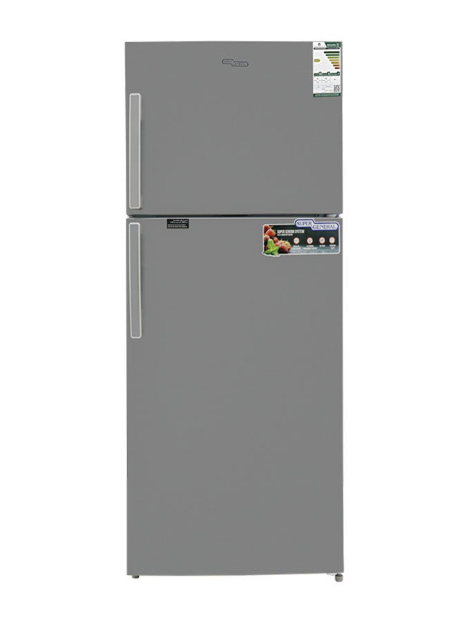 SUPER GENERAL Refrigerator Two Door 14.90Cu.Ft, 420 Liter KSGR510I / KSGR515iE Silver - Image 1