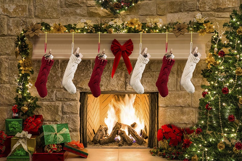 Komotu Christmas Stocking Holder For Mantle - 6 Pack Non-Slip Stocking Mantel Holders Hooks Hanger For Christmas Xmas Fireplace And Party Decoration (Gold) - Image 5