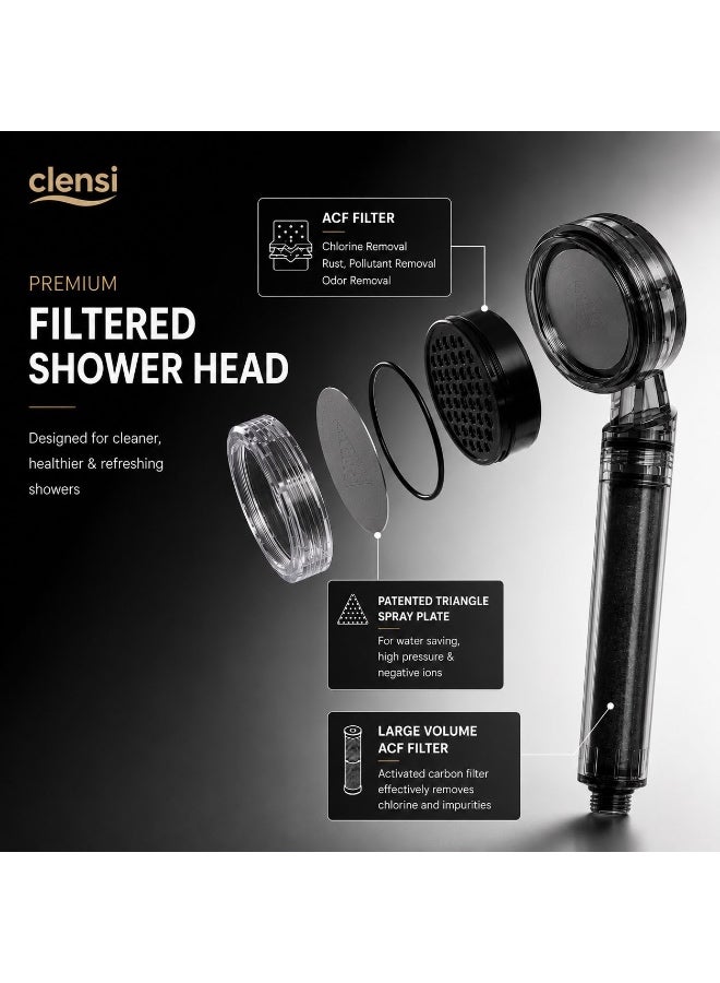 Clensi Filtered Shower Head | Korean Shower Technology for Hair & Skin care | Helps Reduce hairfall & Dry Skin - Image 4