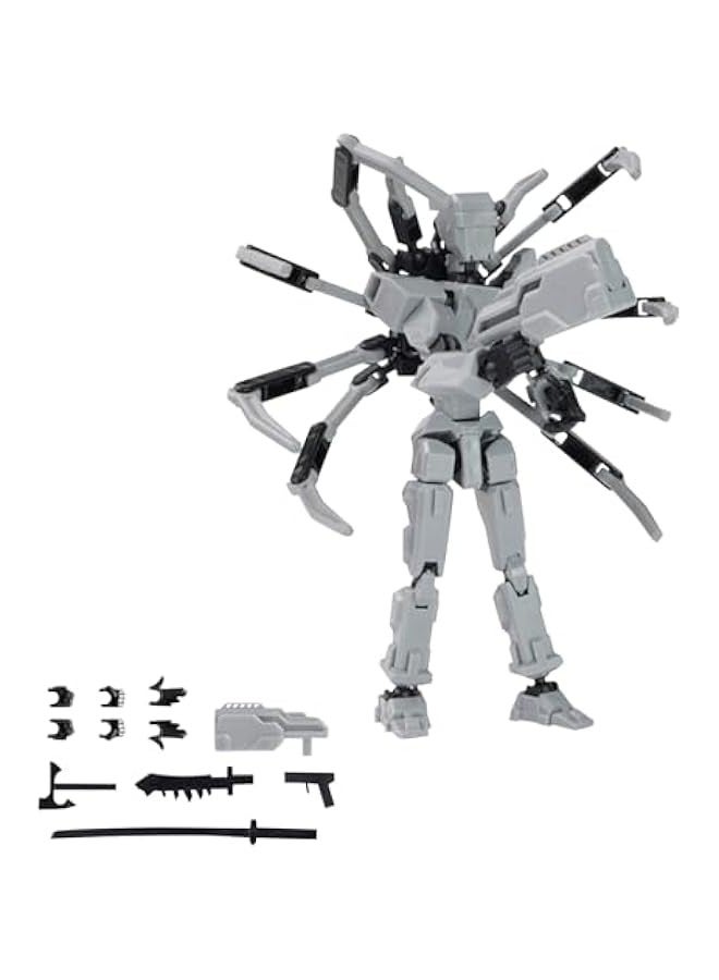 Robot Spiders Action Figure, T13 Spiders PVC Model, Multi-Joint Movable, 3D Simulation Spider Model with Bottom Suction Cup, Used to Decorate Wall Windows Desktop  Home Decor (DY, One Size) - Image 1