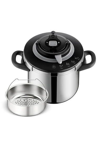 تيفال قدر ضغط تيفال كليبسو+ شيف 10 لتر Stainless Steel